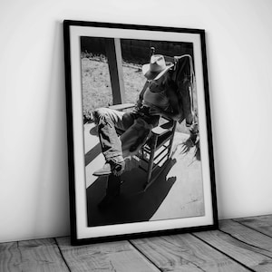 Black and White Cowgirl Print, Wild West Western Wall Art, Retro Cowgirl Poster, Vintage Photography, Hypebeast Room Decor, Digital Download