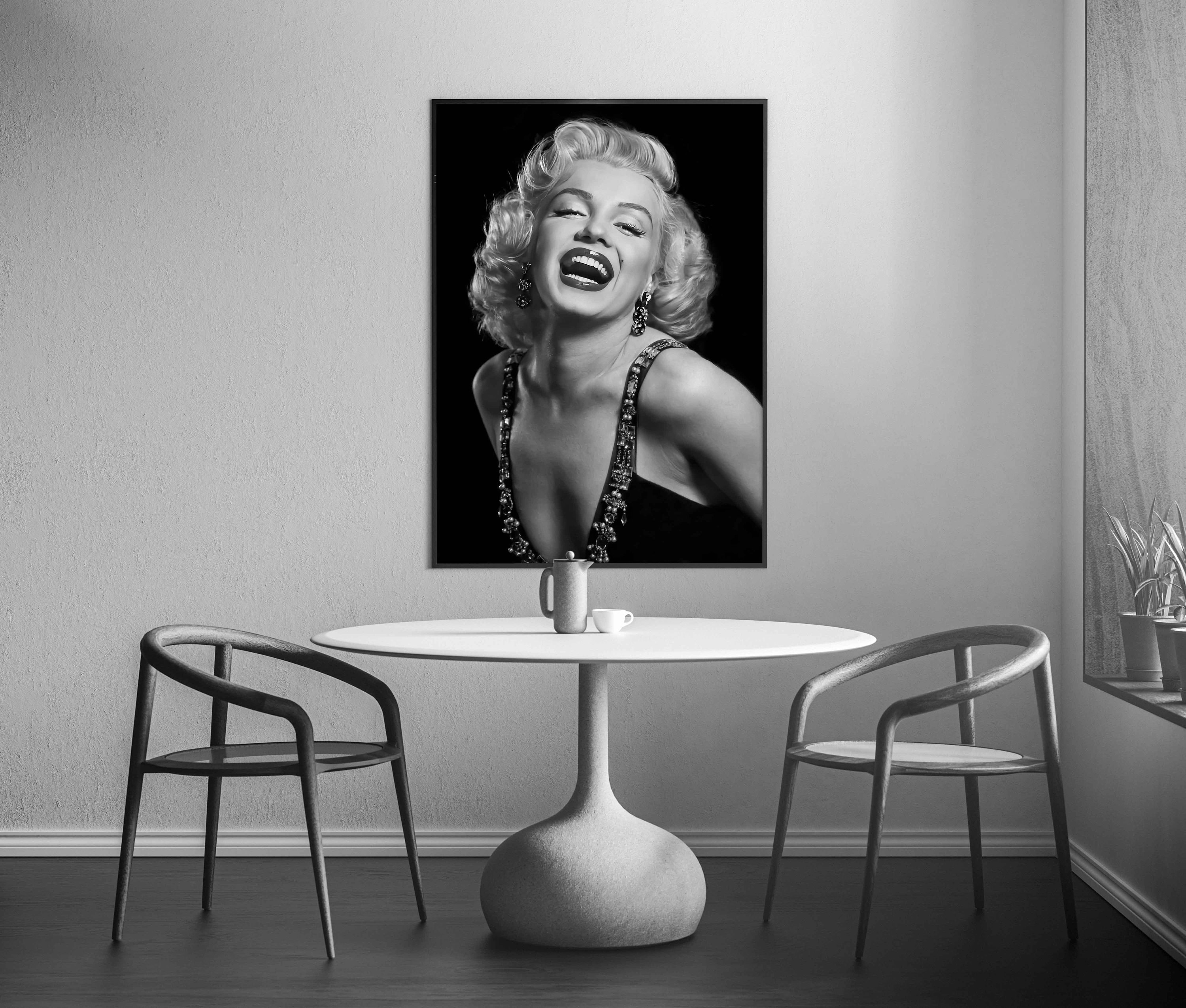 Vintage Marilyn Monroe Poster, Black and White Marilyn Monroe Wall Art ...