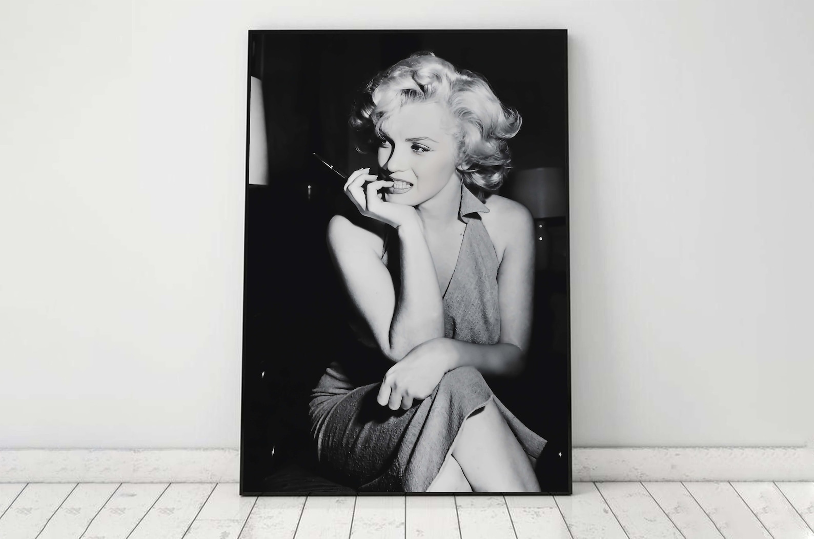 Vintage Marilyn Monroe Poster, Black and White Marilyn Monroe Print ...