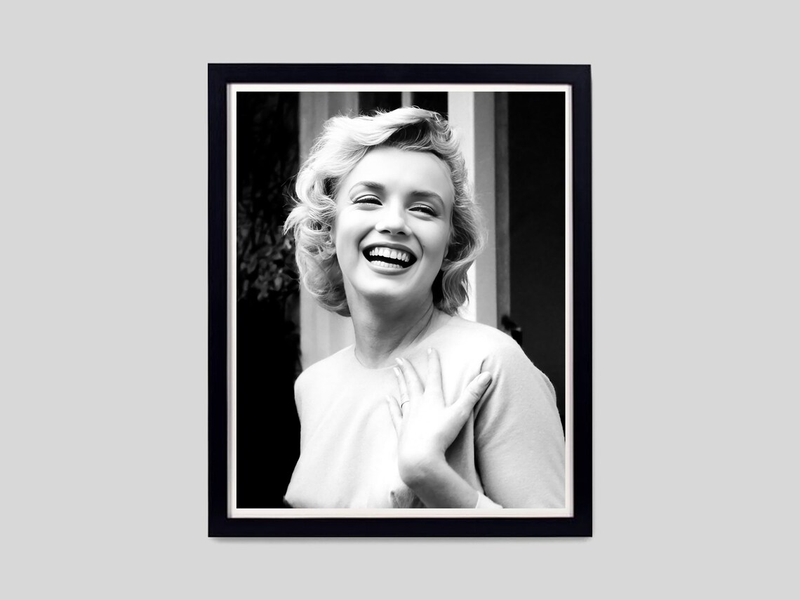 Marilyn Monroe Print Vintage Poster Marilyn Monroe Wall Art Etsy