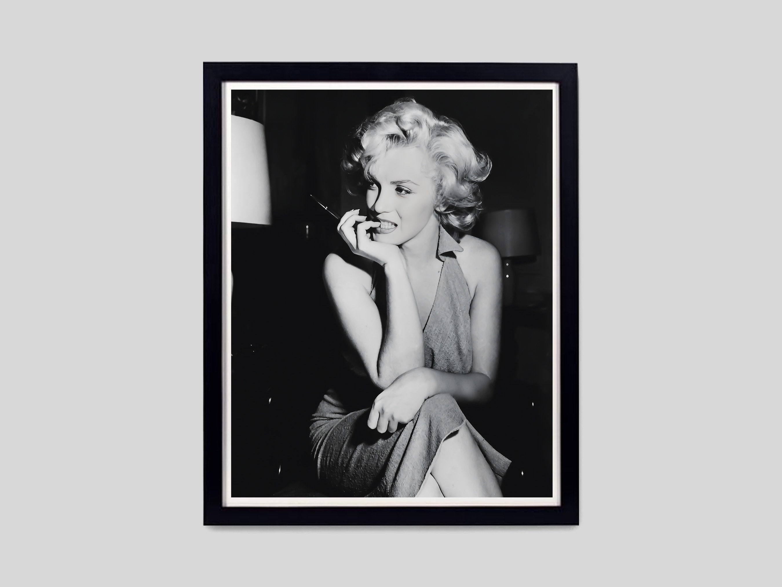 Vintage Marilyn Monroe Poster, Black and White Marilyn Monroe Print ...