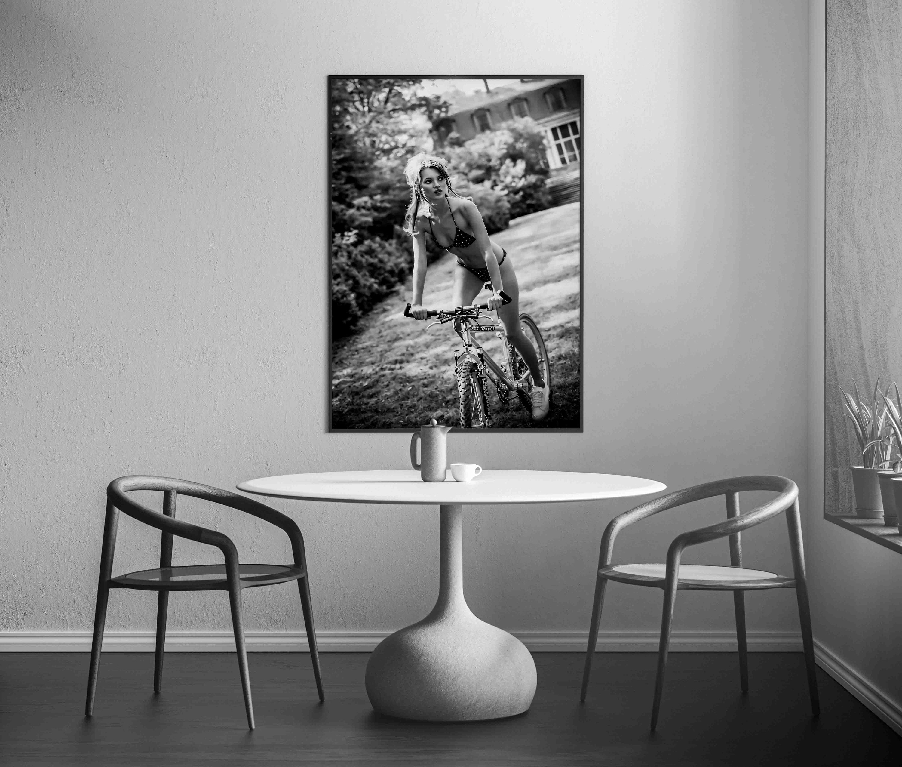 Kate Moss Print Black and White Fashion Photography Kate Etsy