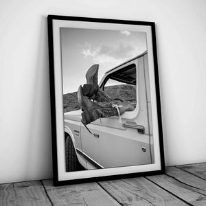 Cowgirl Boots Print, Black and White, Cowboy Like Me Poster, Fashion Photography, Western Wall Art, Hypebeast Room Decor, Digital Download