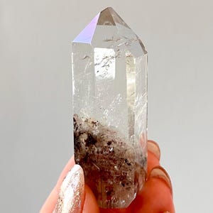 Lodolith Garden Quarz Turm 61g | Natürlicher echter Kristall Handverlesen | Au