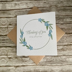 Forget-Me-Not, Thinking of you Card