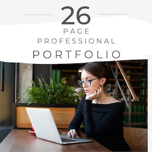Plantilla de portafolio profesional Canva, currículum profesional y carta de presentación, portafolio profesional, portafolio de currículum, Canva, plantilla de currículum