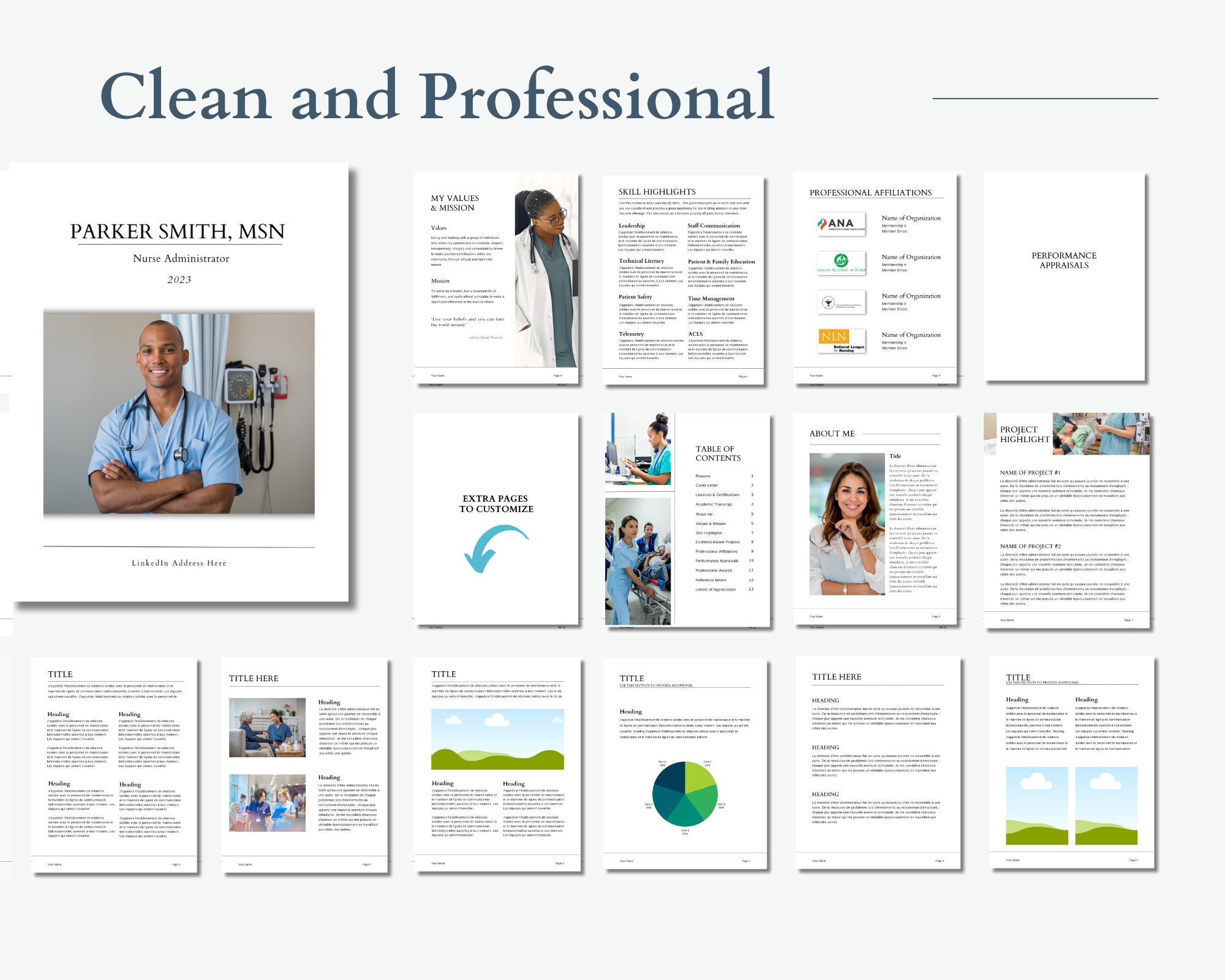 Nursing Portfolio Template Nursing Professional Portfolio Nurse Nursing Portfolio Template Nursing Professional Portfolio Nurse