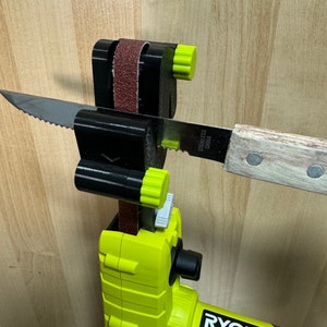 Knife Sharpener Attachment for the RYOBI belt sander PSD101 Free Shipping