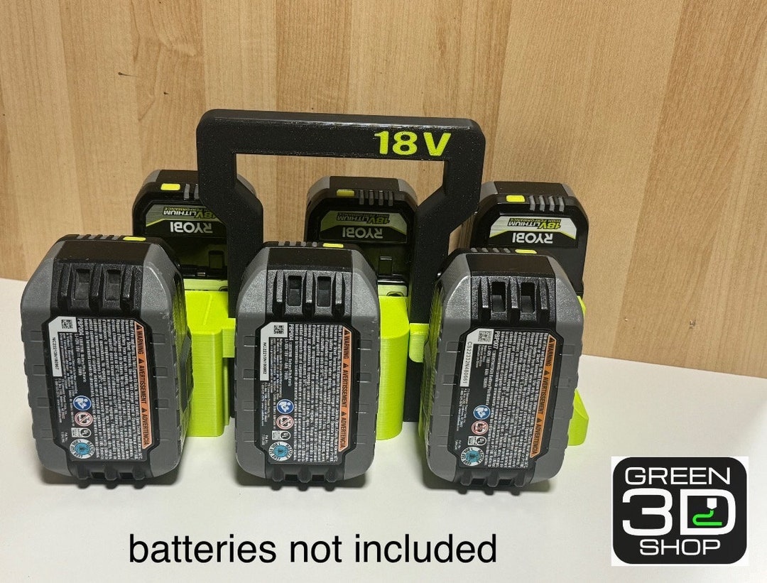 Mobile Rack for Ryobi 18v Battery 6 Pack Free Shipping - Etsy