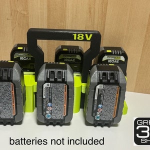 Mobile Rack for Ryobi 18v Battery 6 Pack free shipping