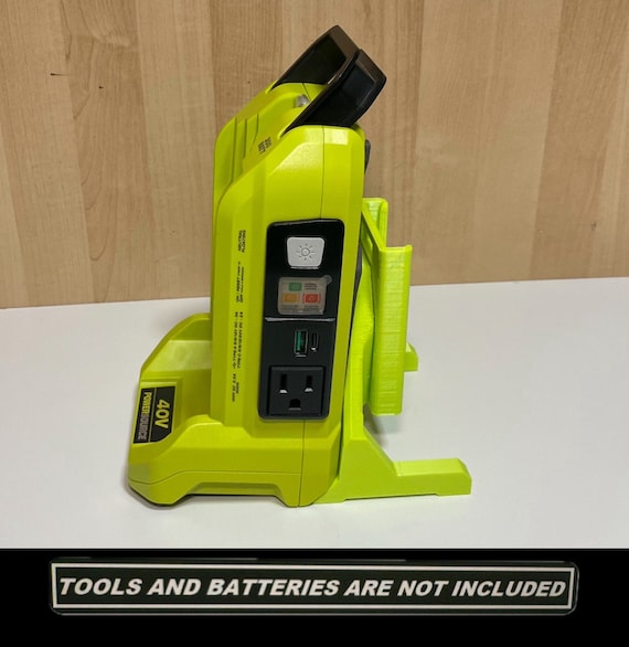 Wide Base and Spare Battery Mount for the RYOBI 40V 300W Inverter Ryi300bg Free Shipping Etsy