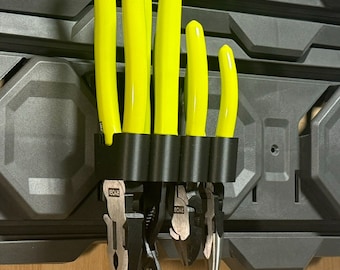 Tool holder rack for the Ryobi  High Leverage Plier set RHPK04  for Link,  wall or Pegboard Free Shipping