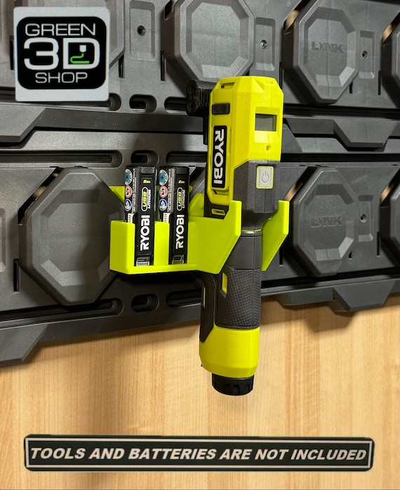 For Ryobi Inflator 4V USB Mount Tool Holder for LINK, Skadis