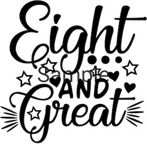 Acht geweldige svg, jpg, dxf en png