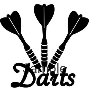 Darts svg, jpg, dxf and png