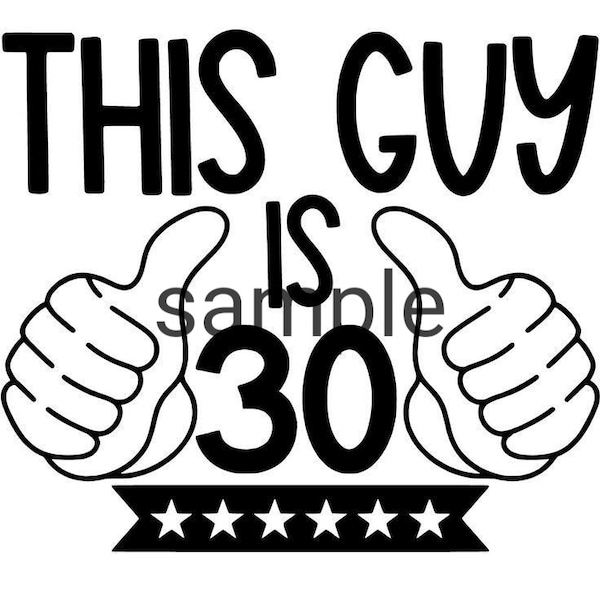 This guy is 30 svg, jpg, dxf and png