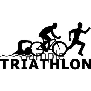 Triathlon svg, jpg, dxf and png