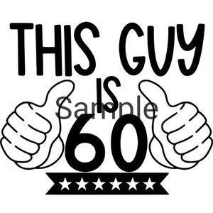This guy is 60 svg, jpg, dxf and png