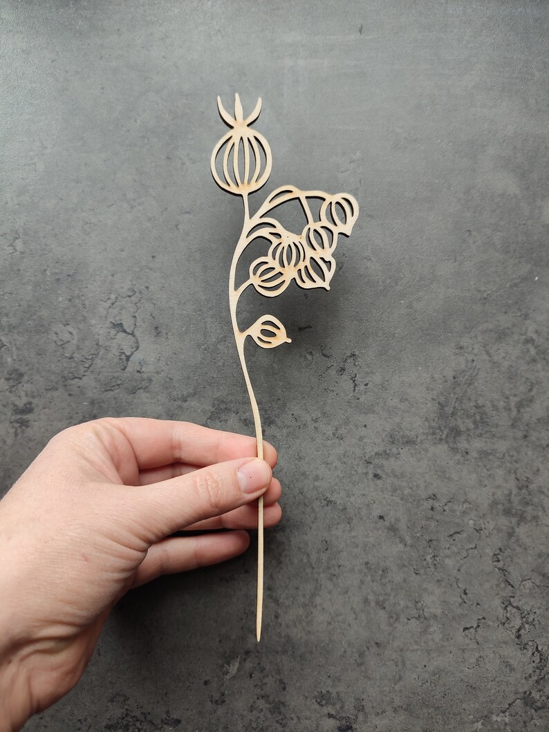 Wooden Flower Laser Cut Flowers File for Laser Cutting - Etsy