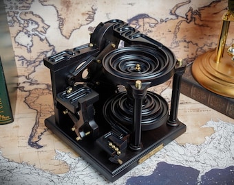 Custom Engraved - Wenger wood Marble Machine Plus version: Kinetic Sculpture, Theo Jansen Style.