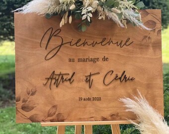 Panneau bienvenue | Mariage, baptême, anniversaire