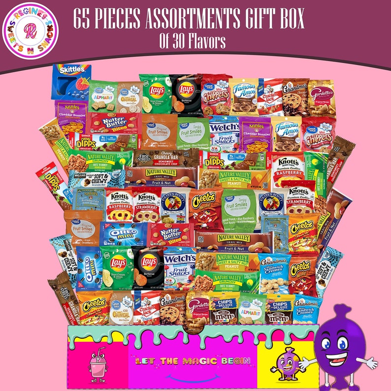 Care Bear Chip Box Candy Mystery Box 90s Snacks Bundle Etsy