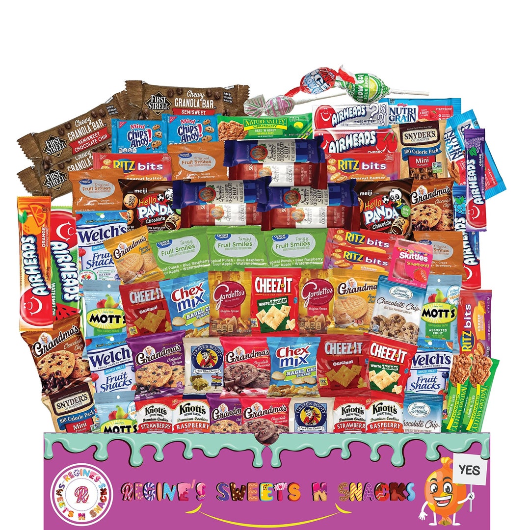 Classic Snacks Thank You Gift Box Gifts for Mom Premium Variety Snacks ...