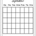 Blank Calendar Printable Printable Calendar Planner Organizer Printable ...