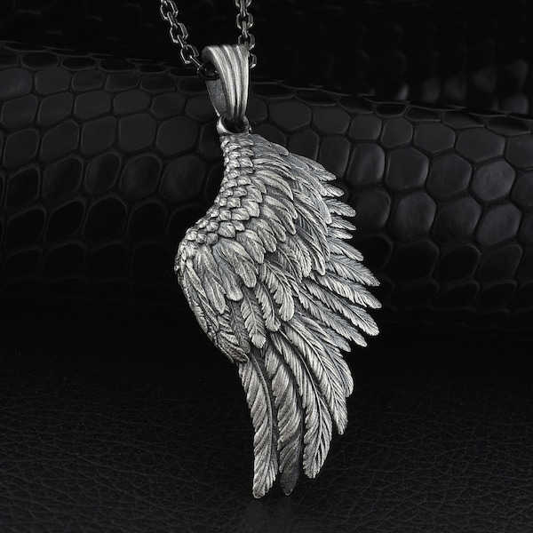 Angel Wings Necklace - Etsy