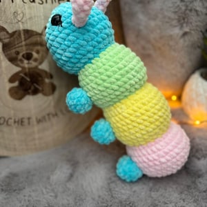 Crochet pattern-caterpillar-pattern-PDF-instructions-Crochet-Crochet-Handcraft-Wool