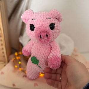 Crochet pattern-pig-pattern-PDF-instructions-Crochet-Crochet-Handcraft-Wool