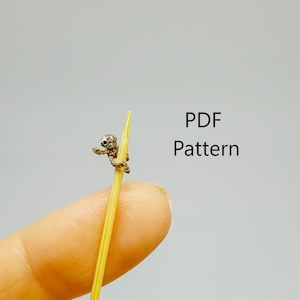 Sloth Micro Crochet Pattern. Miniature Sloth Pattern. Crochet Tutorial.