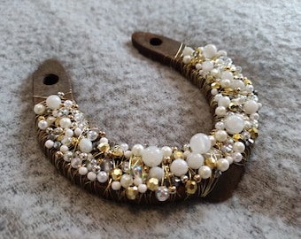Vintage Glückshufeisen | Einweihungsparty Geschenk | Weihnachtsgeschenk | Hochzeitsgeschenk | Wohndekor | Echtes Stahlhufeisen | Glücksbringer