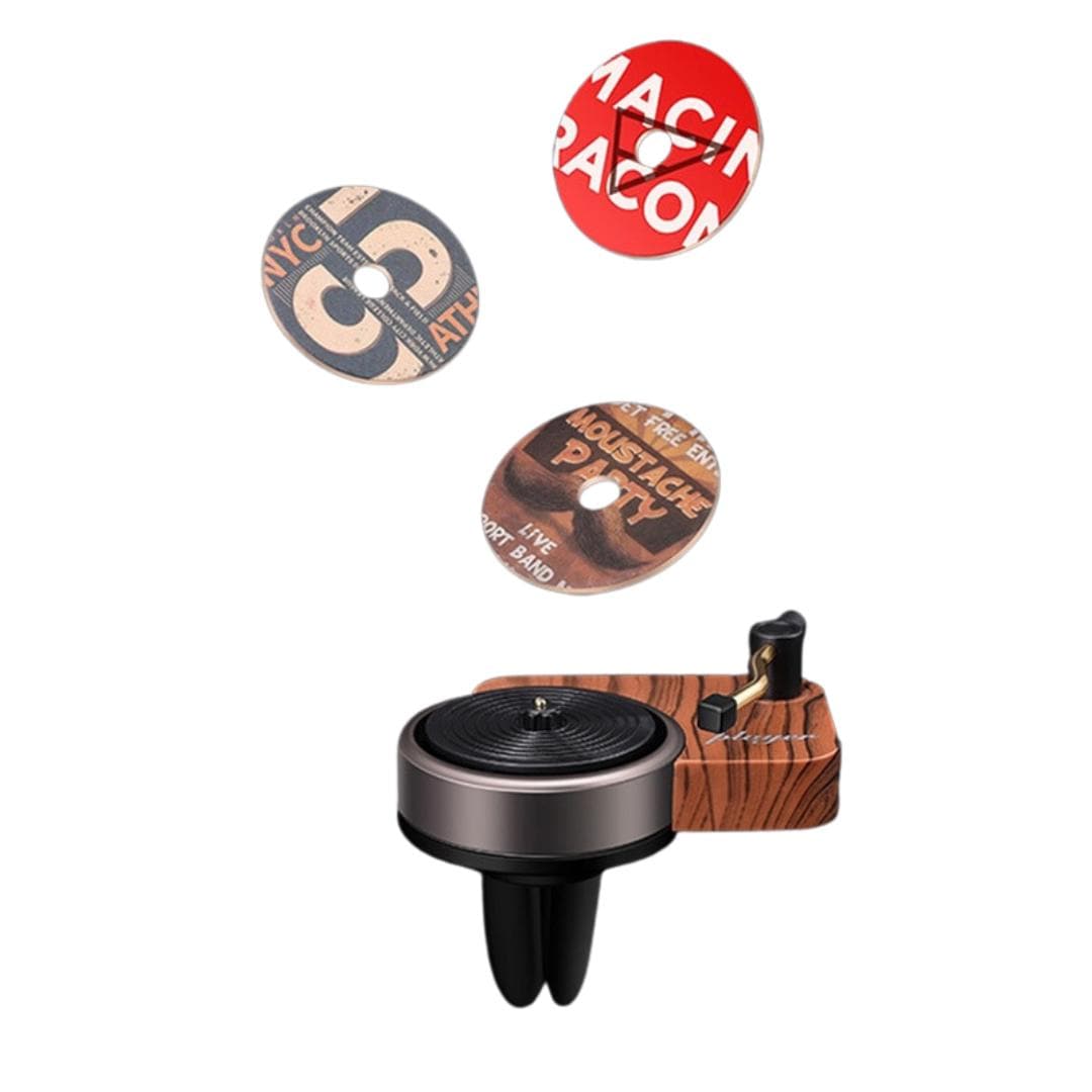 Record Player Turntable Car Air Freshener, Vinyl Air Vent Aromatherapy ...