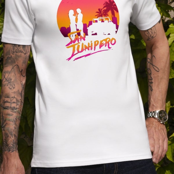 San Junipero a Virtual Paradise Tee-Black Mirror Shirt- San Junipero a Place where Love Never Dies- Unisex Top