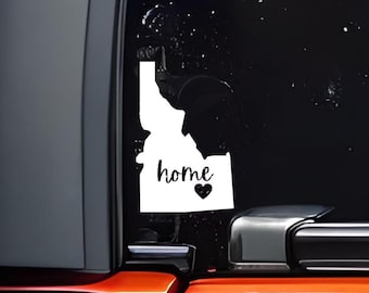 Idaho Home State Vinyl Decal – Car, Laptop, Phone Sticker