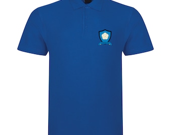 Yorkshire County Embroidered Mens Polo Shirt Cricket Sport Your County Embroidery