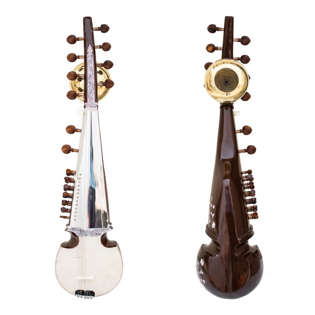 Sarod Professional Ali Akbar Khan Style Sarod With Chrome Toomba Tun