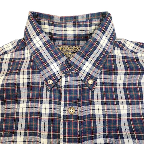 Vintage Pendleton Sir Pendleton 100% Wool Plaid S… - image 1