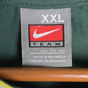 Nike Oregon Ducks Center Swoosh Pullover Windbreaker Jacket Men Sz XXL Y2K image 4