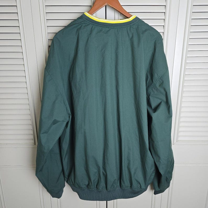 Nike Oregon Ducks Center Swoosh Pullover Windbreaker Jacket Men Sz XXL Y2K image 2