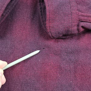 Pendleton Vintage Wool Shirt Mens Medium USA Button Front Lined 60s image 8