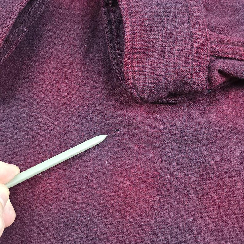 Pendleton Vintage Wool Shirt Mens Medium USA Button Front Lined 60s image 8