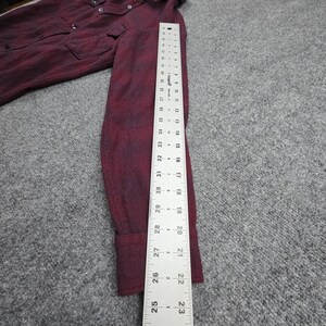 Pendleton Vintage Wool Shirt Mens Medium USA Button Front Lined 60s image 7