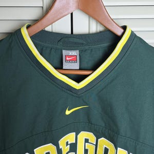 Nike Oregon Ducks Center Swoosh Pullover Windbreaker Jacket Men Sz XXL Y2K image 3