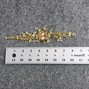 Vintage Kirks Folly Moon Phase Angel Charm Watch-armband in doos afbeelding 8