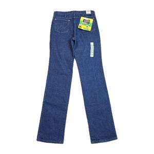 Vaqueros Wrangler vintage 936PWD NOS 33x38, corte ajustado, sobrebotas, corte vaquero, nuevo en caja imagen 2