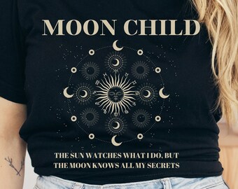 Boho Moon Shirt, Stay Wild Moon Child Shirt, Boho Shirts With Sayings, Celestial Shirt, Moon Shirt, Quote Shirt, Stay Wild Shirt