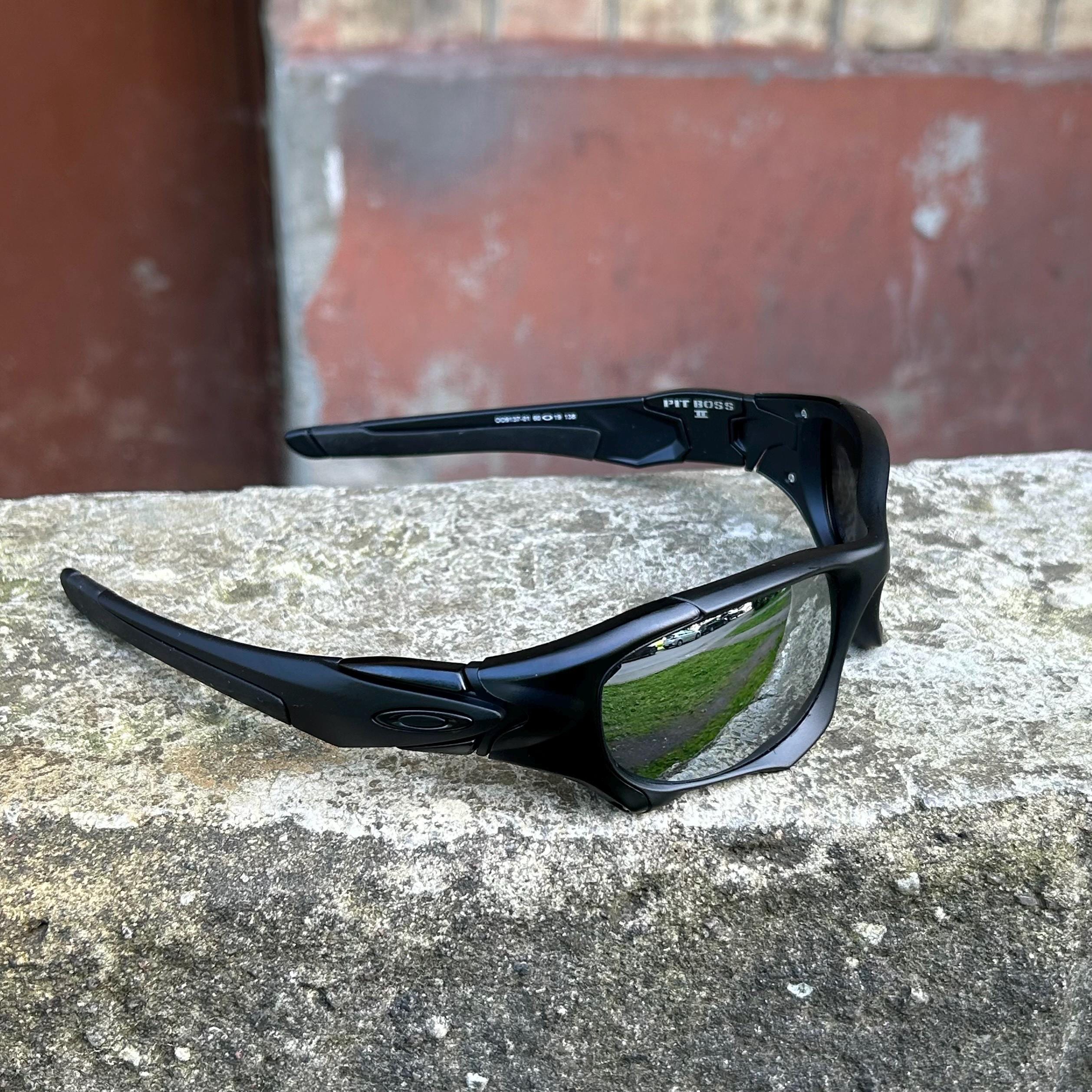 Oakley lunettes de soleil vintage pitboss 2 polarisées cyclisme gorpcore outdoor élégant