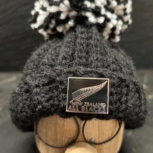 Handmade Solid Wooden RUGBY Gnome/Paper weight inspired by ALL BLACKS New Zealand Rugby Team. Gift for Rugby Fan!